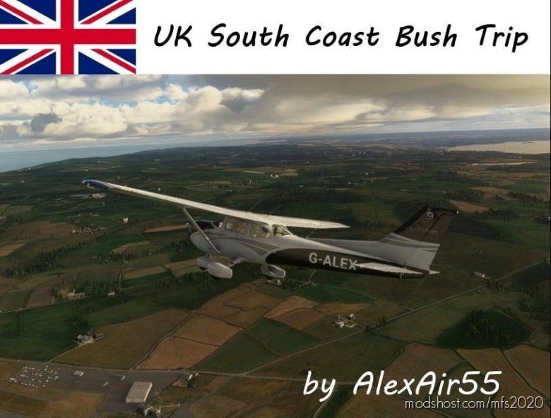 MSFS 2020 Mod: UK South Coast Bush Trip (East To West) (Featured)