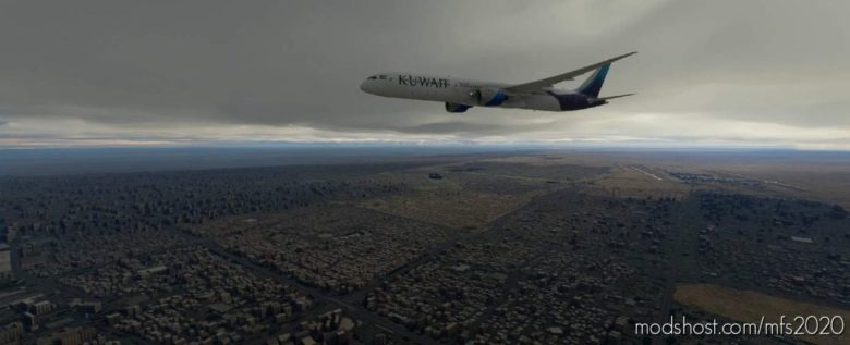 MSFS 2020 Livery Mod: Kuwait Airways B787-10 (Featured)