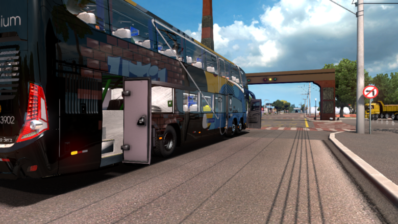 ETS2 Bus Mod: NEW G7 1800 DD_SOM_MB 1.39 (Featured)