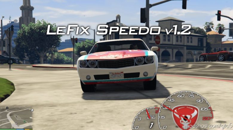 GTA 5 Script Mod: Lefix Speedometer 1.3.7 (Featured)