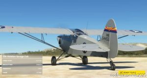 MSFS 2020 Livery Mod: Arizona AIR National Guard L-4 Piper CUB (Image #4)