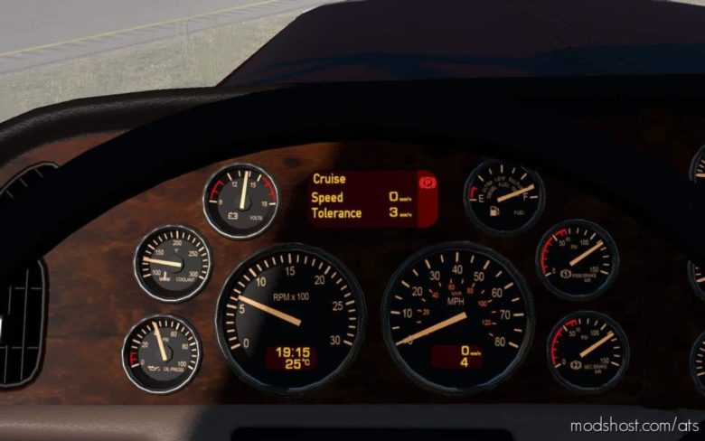 ATS Interior Mod: Peterbilt 389 Dashboard Computer V3.0 (Featured)