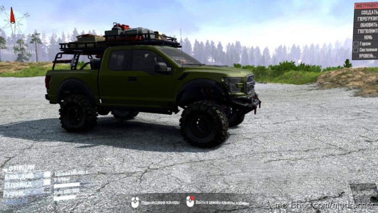 MudRunner Car Mod: Ford Raptor Mod V10.12.20 (Featured)