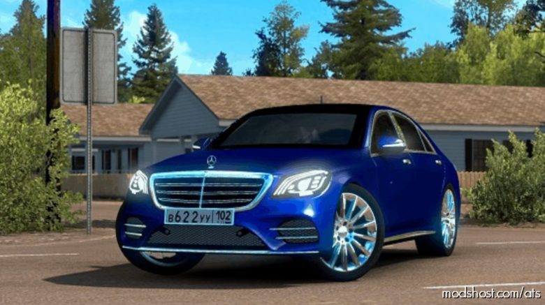 ATS Car Mod: Mercedes-Benz S400D V3 1.39 (Featured)