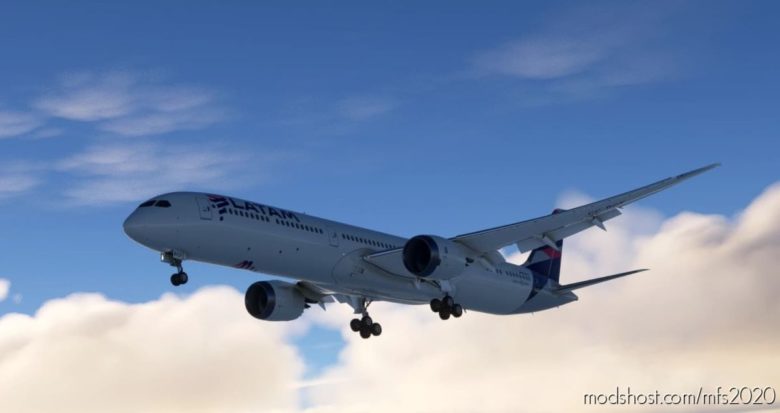 MSFS 2020 Livery Mod: Boeing 787-10 Latam Airlines (Featured)