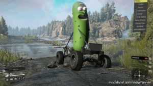 SnowRunner Vehicle Mod: Frog’s Pickle Rick Mobile (Parade Float) (Image #2)