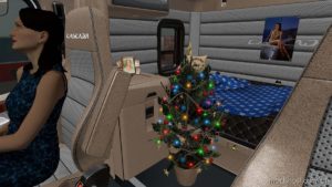 ATS Mod: Beige Interior For Freightliner Cascadia 2019 V0.9 (Image #3)