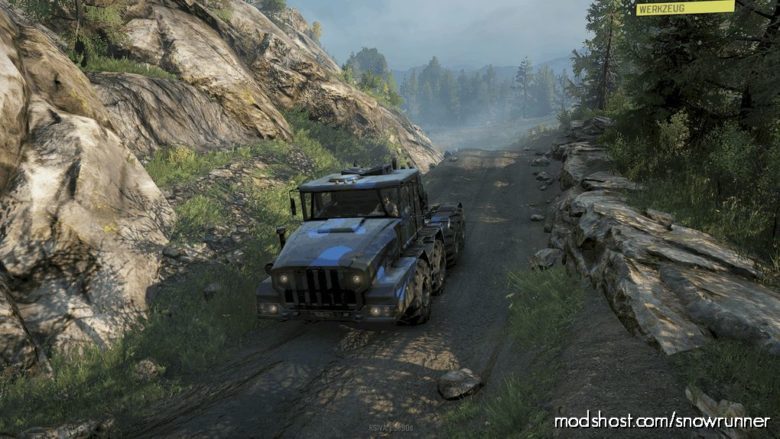 SnowRunner Truck Mod: Mzkt 74135 R V1.0.1 (Featured)