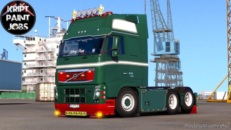 ETS2 Skin Mod: Volvo FH16 2009 Viking Power (Featured)