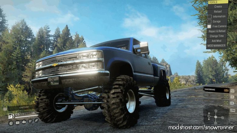 SnowRunner Car Mod: Frog’s Chevy K1500 Single CAB V (Featured)