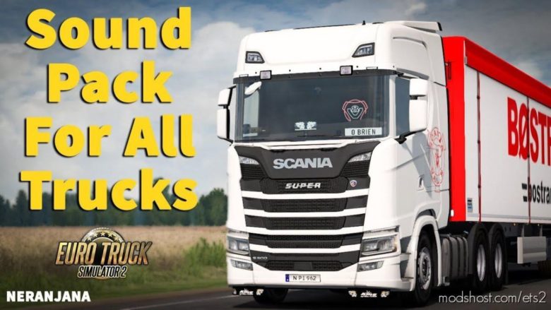 ETS2 Mod: Truck Sound Pack – Pack DE Sons By Nescau V2.1 (Featured)