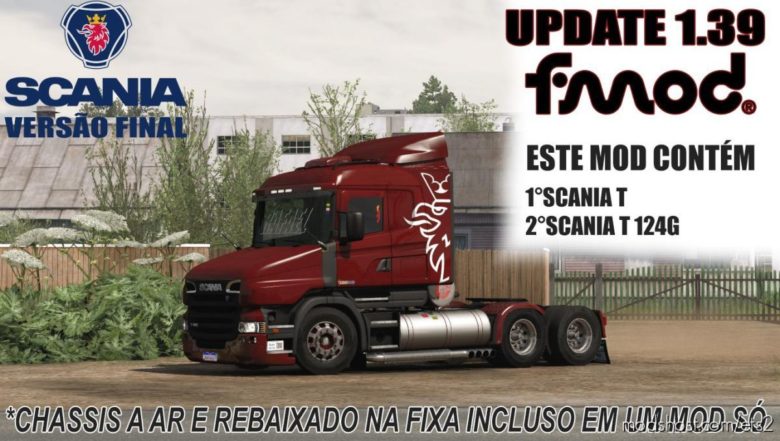 ETS2 Truck Mod: Scania T And T 124G Brazil Edit 1.39 (Featured)