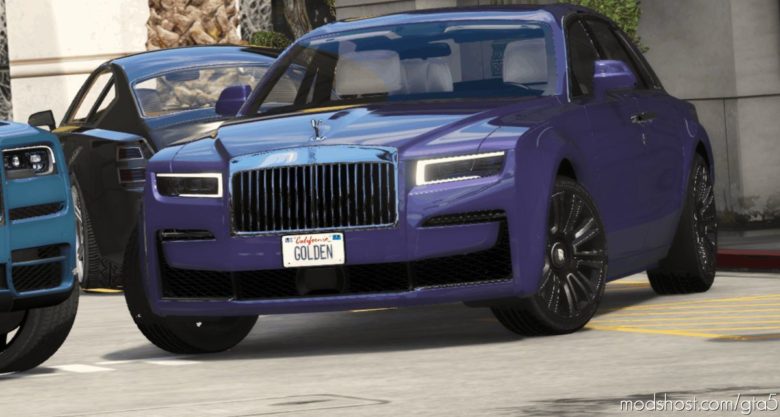 GTA 5 Vehicle Mod: Handling For 2021 Rolls Ghost SWB V1.1 (Featured)