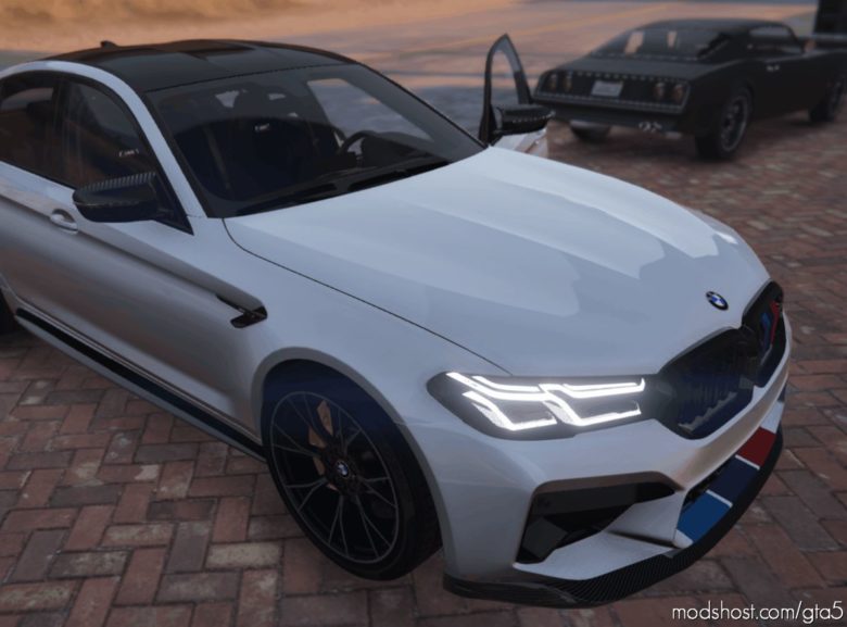 GTA 5 Vehicle Mod: Better Handling For 2021 BMW M5 Competition (Featured)