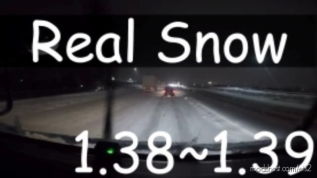 ETS2 Weather Mod: Real Snow (Featured)