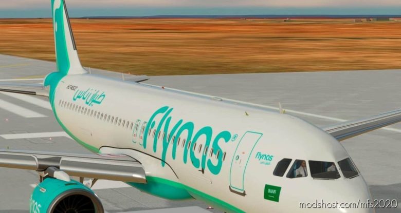 MSFS 2020 Livery Mod: Flynas 4K V0.9 (Featured)