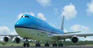 MSFS 2020 Livery Mod: Boeing 747-8 KLM Jakarta V2.0 (Image #2)