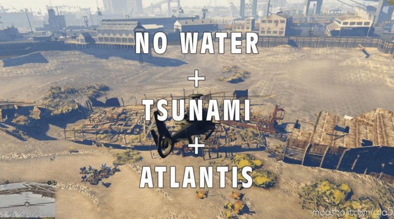 GTA 5 Mod: NO Water + Tsunami + Atlantis Mod Final (Featured)