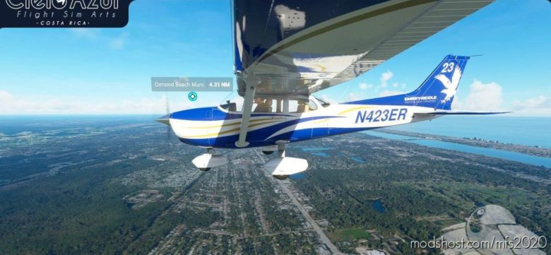 MSFS 2020 Livery Mod: Embry-Riddle | N423ER | Asobo Cessna C172SP G1000 (8K) (Featured)