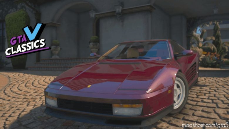 GTA 5 Vehicle Mod: 1987 Ferrari Testarossa (Featured)