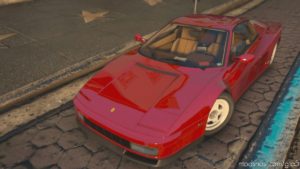 GTA 5 Vehicle Mod: 1987 Ferrari Testarossa (Image #3)