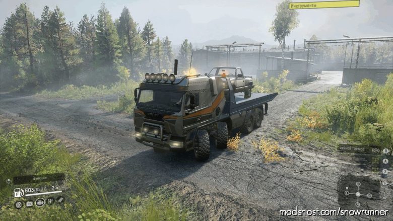 SnowRunner Truck Mod: Pack Mzkt Volat RSK V (Featured)