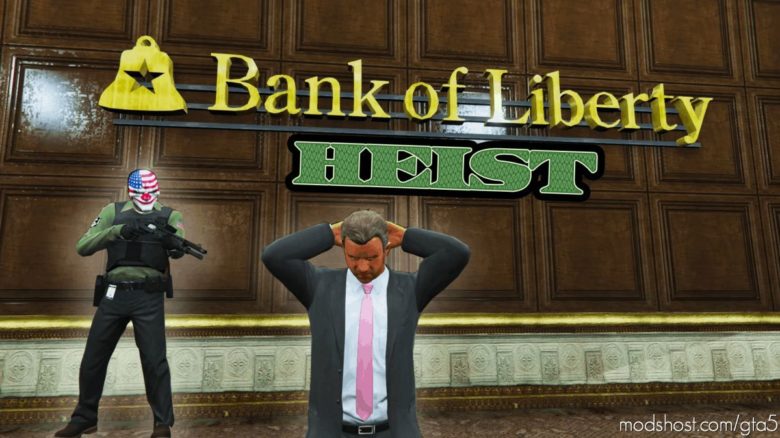 GTA 5 Script Mod: Bank Of Liberty Heist V0.1 (Featured)