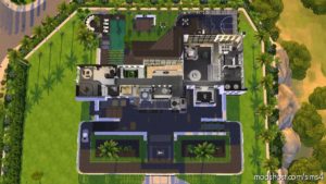 Sims 4 House Mod: Celebrity Modern Mansion (Image #2)