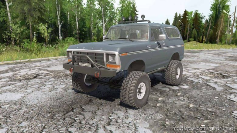 MudRunner Car Mod: Ford Bronco Mod (Featured)