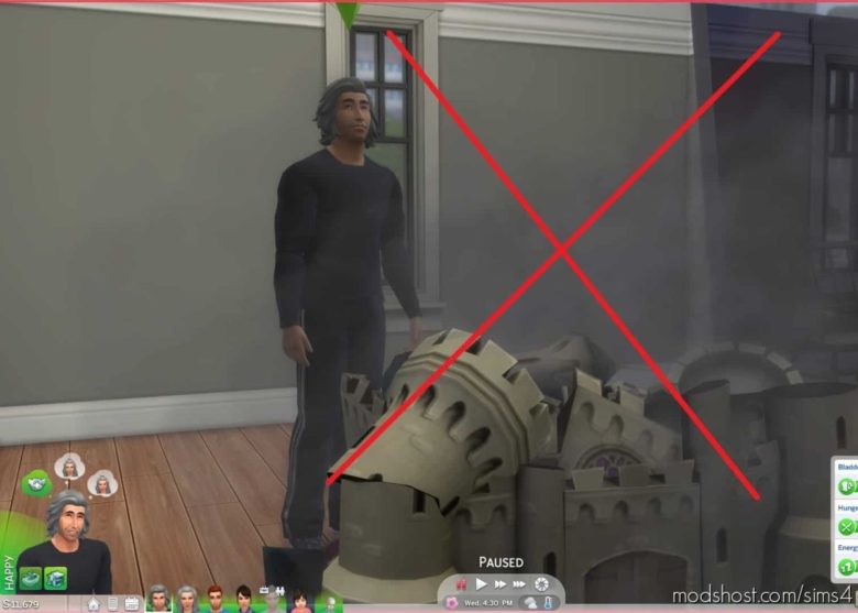 Sims 4 Mod: NO Autonomous Dollhouse Smashing (Featured)