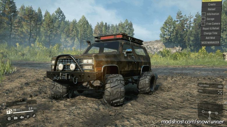 SnowRunner Car Mod: 89 Chevrolet Blazer V1.4.1 (Featured)