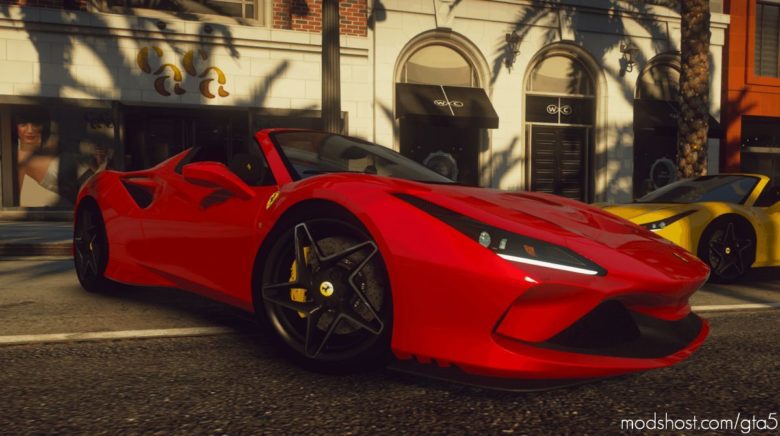 GTA 5 Vehicle Mod: 2021 Ferrari F8 Spider (Featured)