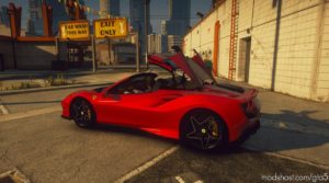 GTA 5 Vehicle Mod: 2021 Ferrari F8 Spider (Image #4)