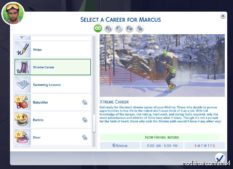 Sims 4 Mod: Xtreme Career (Featured)