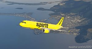 MSFS 2020 Livery Mod: Spirit Airlines A321 (Yellow “Bare Fare”) (Featured)