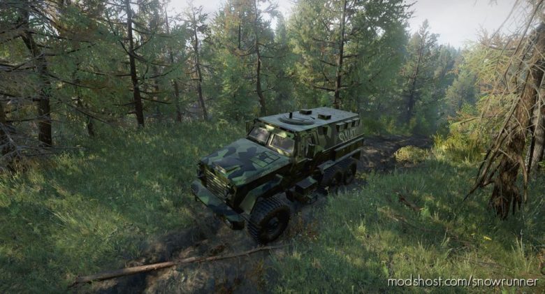 SnowRunner Vehicle Mod: 2007 BAE Systems Caiman Cmtv V1.0.2 (Featured)