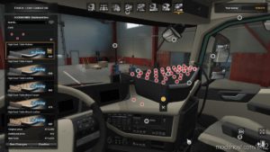 ETS2 Interior Mod: Truck Tables By Racing Fixed 1.39 (Image #2)