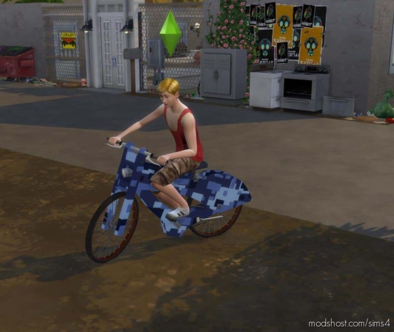 Sims 4 Mod: (NO) Bicycle Helmet (Featured)