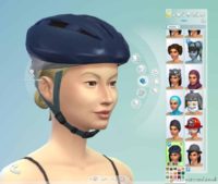 Sims 4 Mod: (NO) Bicycle Helmet (Image #4)