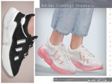 Sims 4 Shoes Mod: Adidas Ozweego Sneakers (Featured)