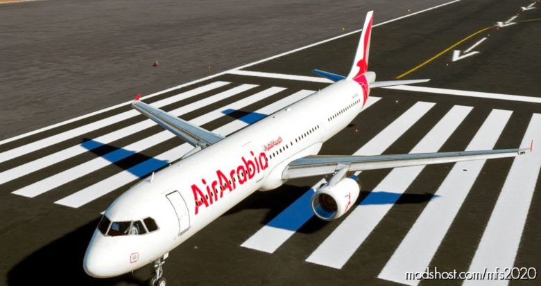 MSFS 2020 Livery Mod: AIR Arabia 4K (Featured)