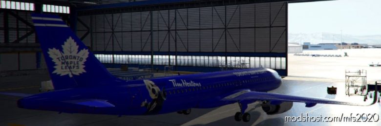 MSFS 2020 Livery Mod: A320Neo Toronto Maple Leafs V1.5 (Featured)