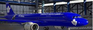 MSFS 2020 Livery Mod: A320Neo Toronto Maple Leafs V1.5 (Image #3)