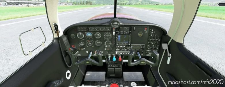 MSFS 2020 Mod: Cockpit Livery Mooney Ovation Black / Creme V2.0 (Featured)