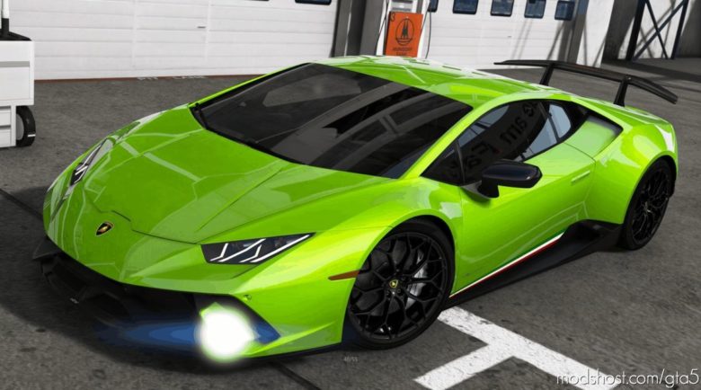 GTA 5 Vehicle Mod: 2018 Lamborghini Huracan Performante V1.3.3 (Featured)