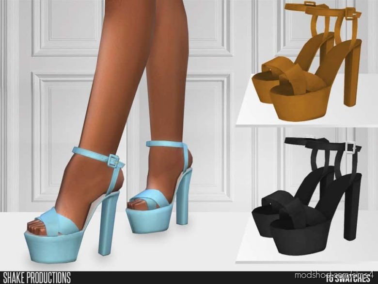 Sims 4 Shoes Mod: Shakeproductions 599 – High Heels (Featured)