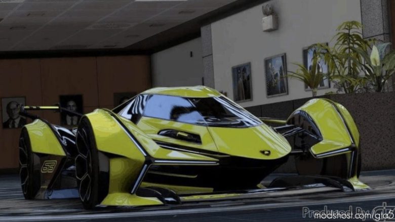 GTA 5 Vehicle Mod: Lamborghini V12 Vision GT Final V1.1 (Featured)