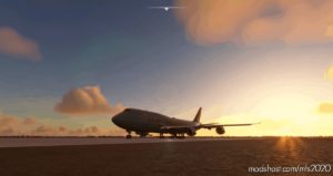 MSFS 2020 United States Livery Mod: Usaf 747-8I (00-0001) (Featured)