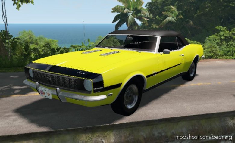 BeamNG Car Mod: Chevrolet Camaro RS SS 396 1968 (Featured)