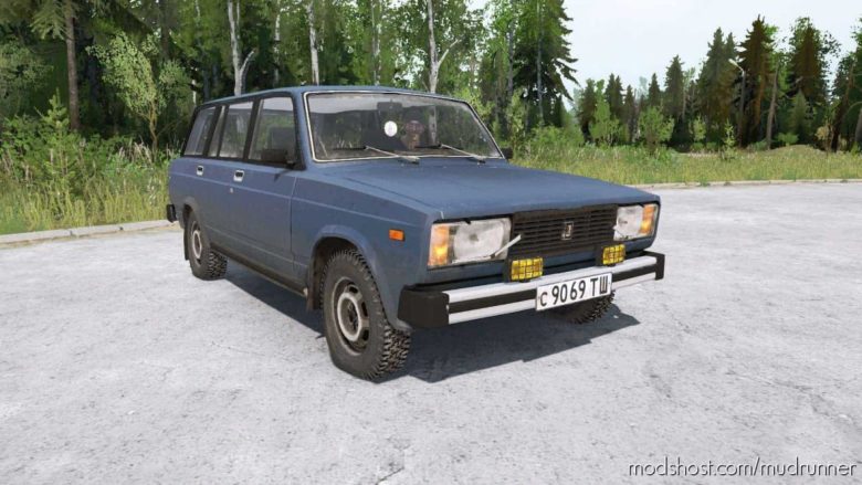 MudRunner Car Mod: VAZ 2104 Jiguli Mod (Featured)